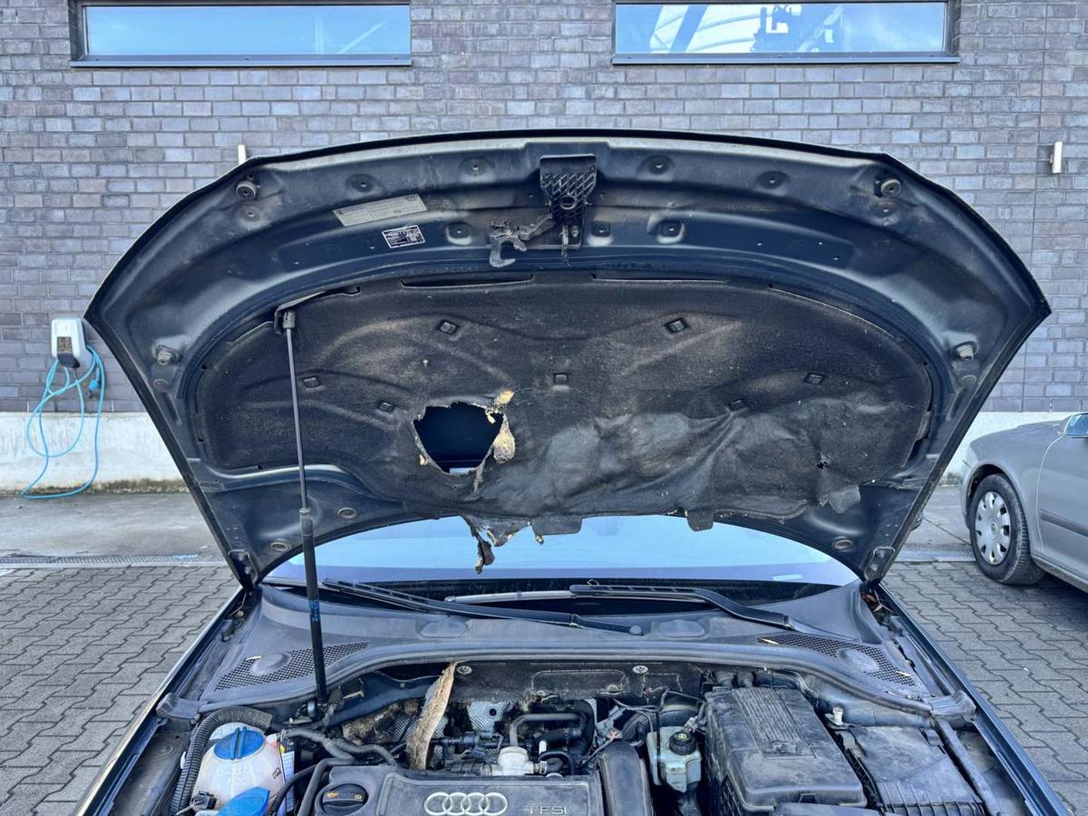 Audi A3 8P original Motorhaube LZ7H Meteorgrau Perleffekt Facelift Bj.2011